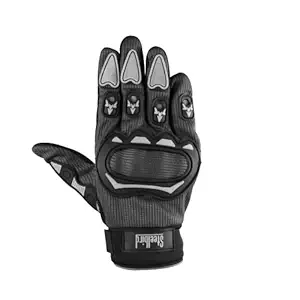 Steelbird Full Finger Bike Riding Gloves with Touch Screen Sensitivity at Thumb and Index Finger, Protective Off-Road