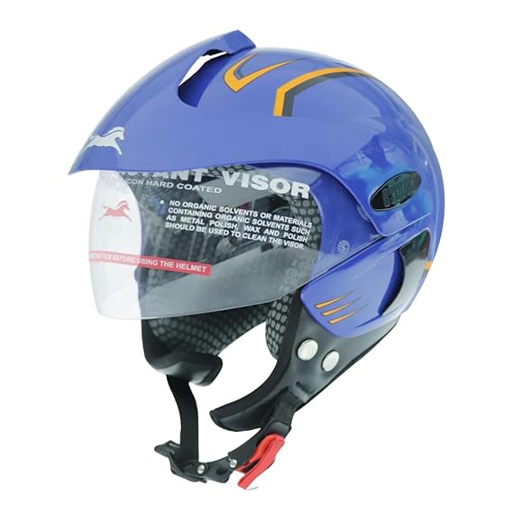 Full Face Motorcycle Helmet, ISI DOT Certified, - Image 2
