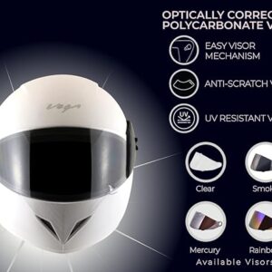 Cliff ISI Certified Lightweight Full Face Gloss Finish Helmet