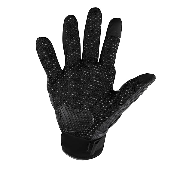 Steelbird Full Finger Bike Riding Gloves with Touch Screen Sensitivity at Thumb and Index Finger, Protective Off-Road - Image 6